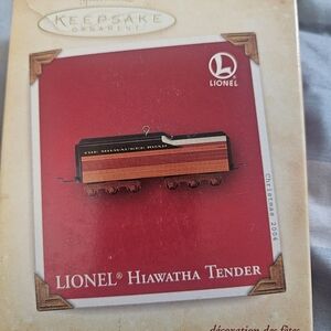 Hallmark Keepsake Ornament -  Lionel Hiawatha Tender